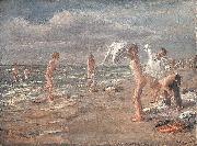 Max Liebermann Boys Bathing oil painting picture wholesale